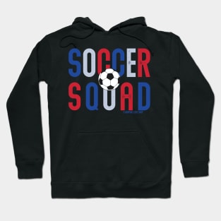 Soccer Squad Blue Red © GraphicLoveShop Hoodie